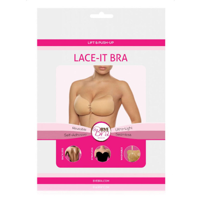 Bye-Bra - Lace-It Renforcement Push-Up Noir Bonnet D
